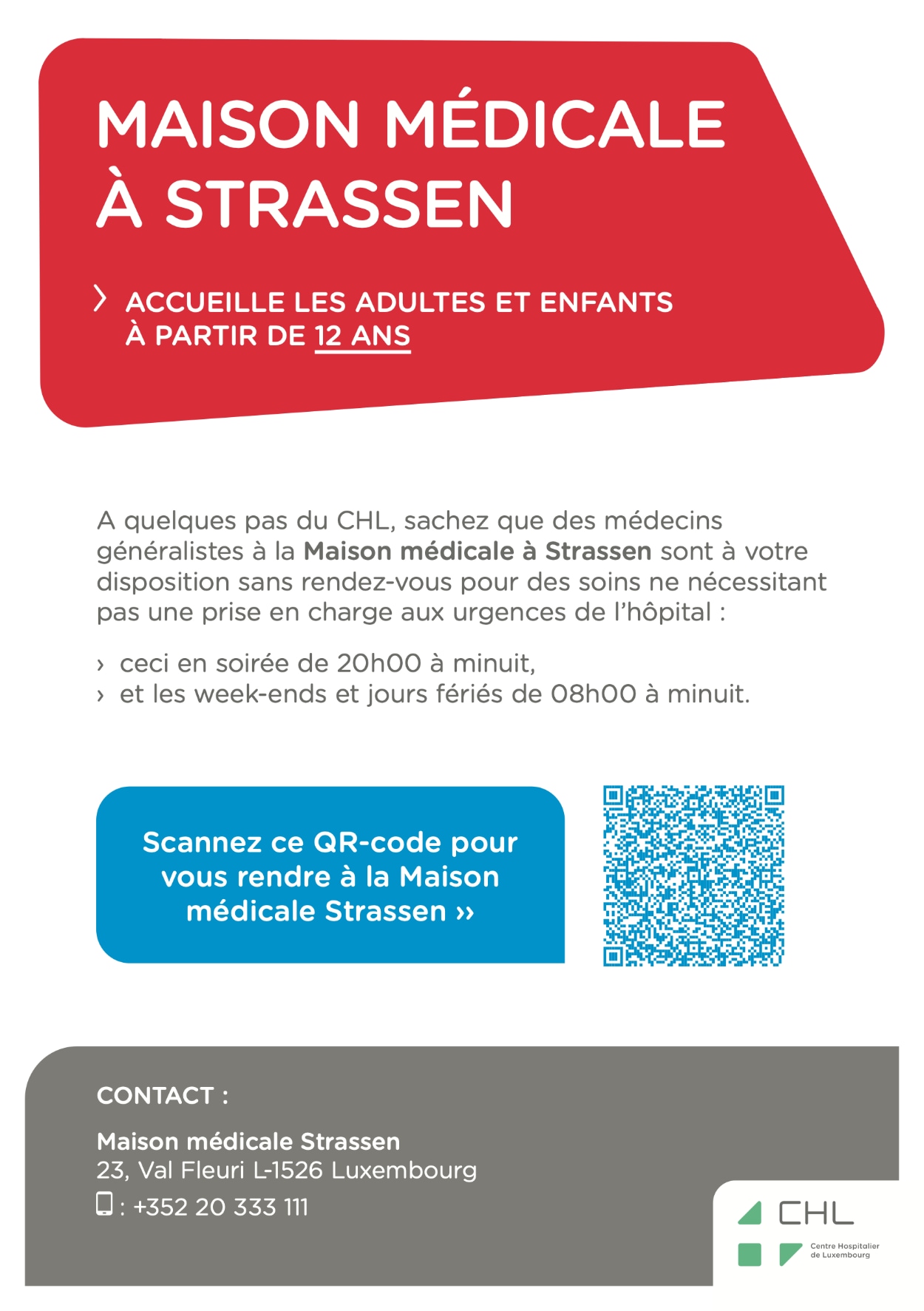 Affiche Maison médicale