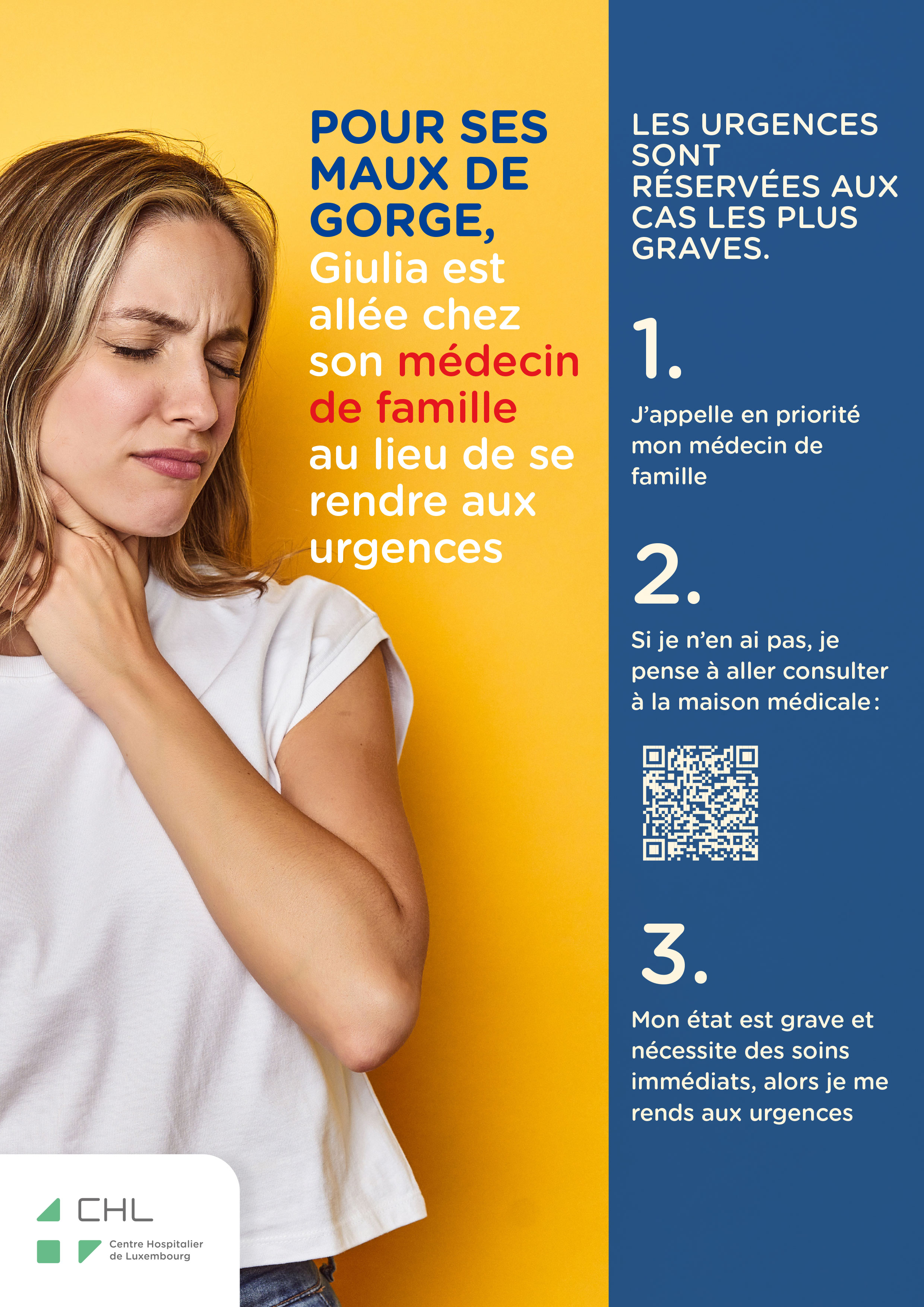 affiche femme urgences