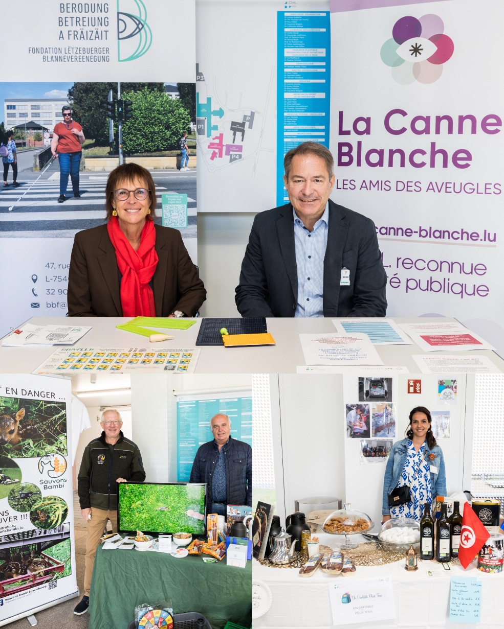 Photos du stand : Canne blanche