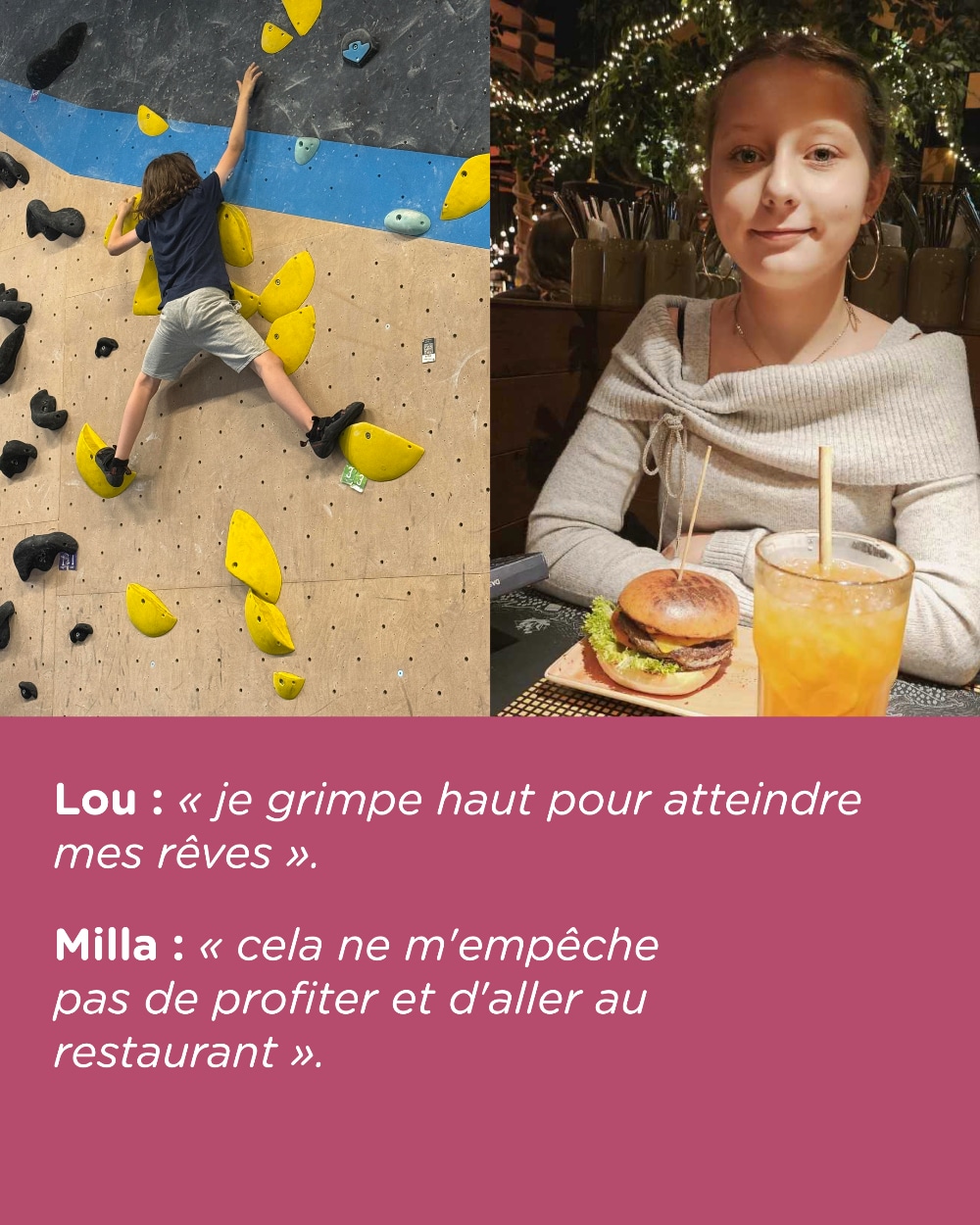 Photos d'enfants diabétiques