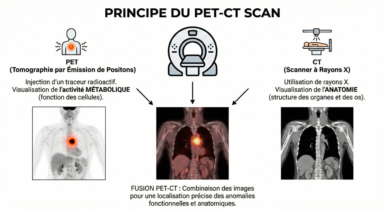 Schéma Pet Scan