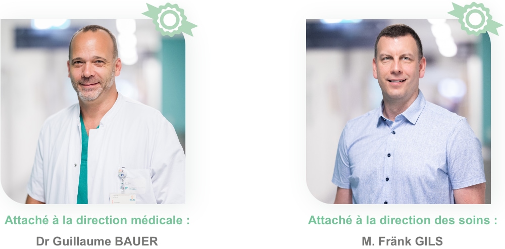 Photo du Dr Bauer et de M. Gils