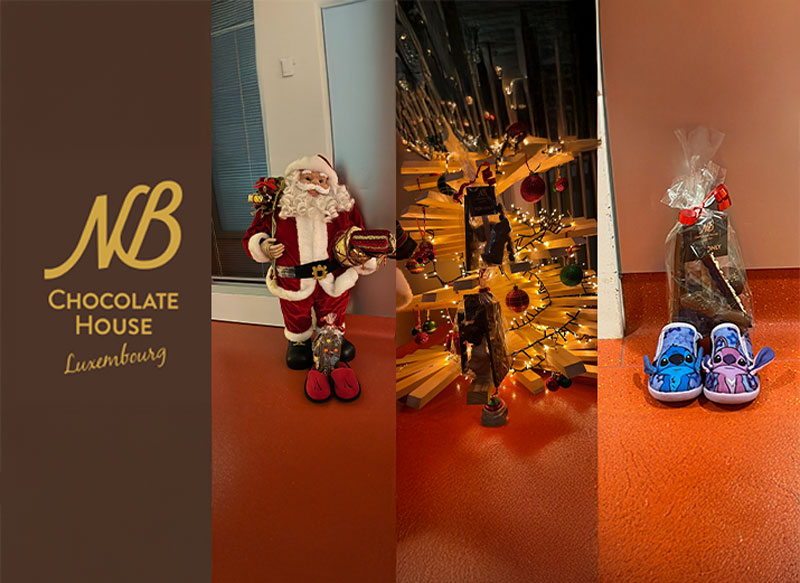 photo du don de la Chocolate House Nathalie Bonn