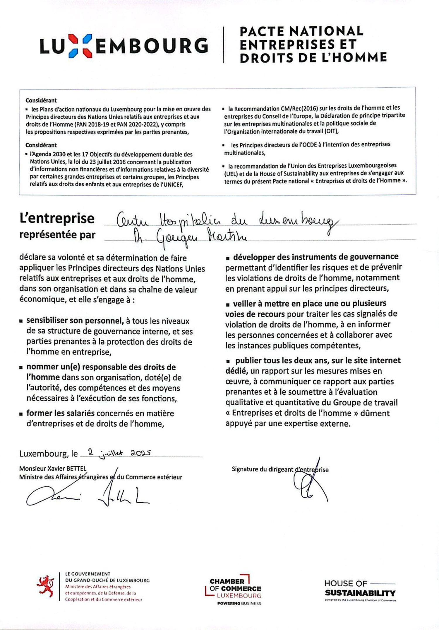 pacte national