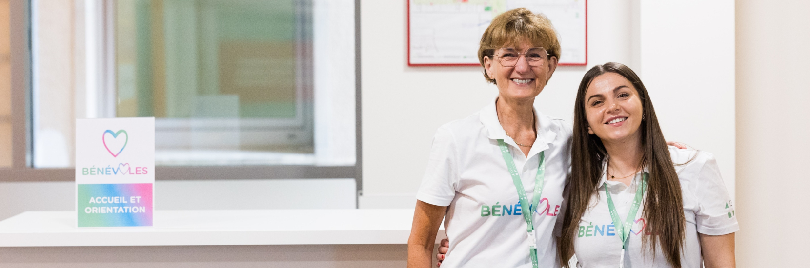 Arrivée des bénévoles d’accueil et d’orientation à la Kannerklinik