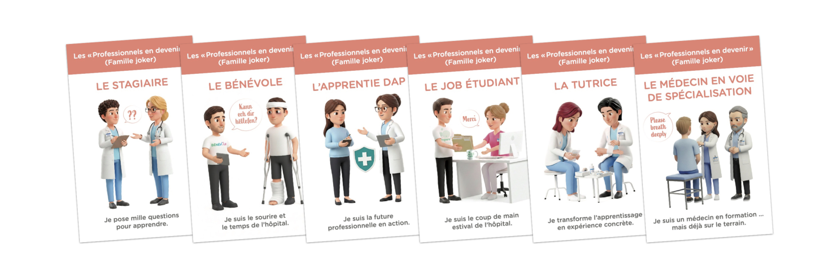 Famille 8 : Les "Professionnels en devenir" (La famille Joker & bonus)